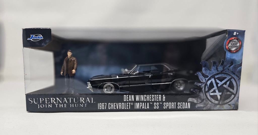 Chad Lindberg Signed 1967 Chevy Impala w/ Dean Winchester – 1:24 Die-Cast