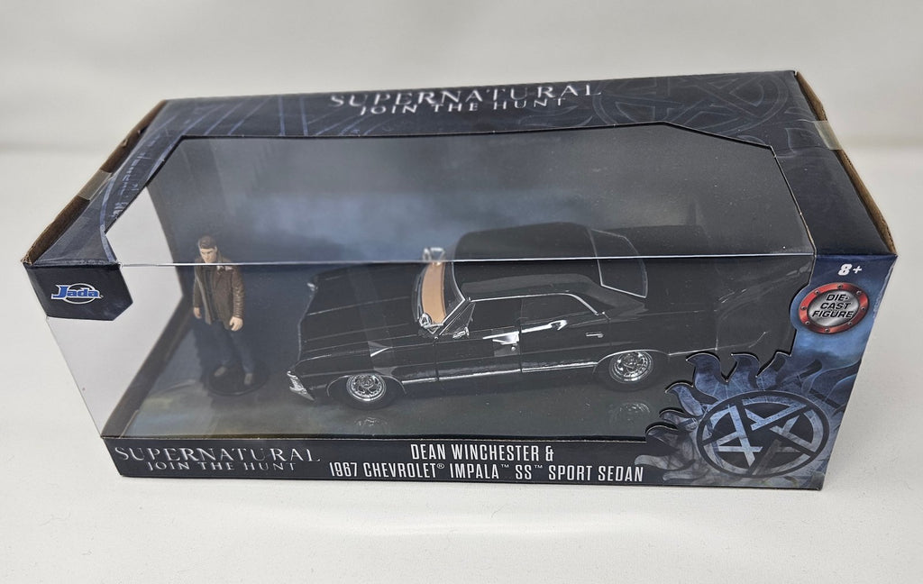 Chad Lindberg Signed 1967 Chevy Impala w/ Dean Winchester – 1:24 Die-Cast