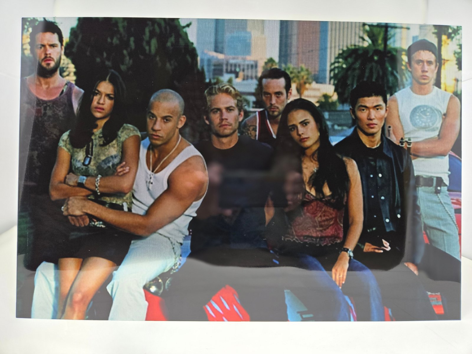 Chad Lindberg Signed Fast & Furious FAMILY Metal Poster – 12" x 18"