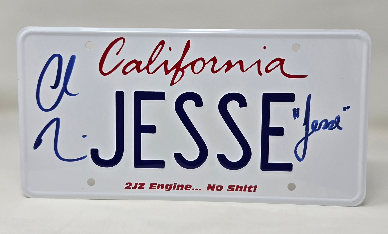 Chad Lindberg Signed "JESSE" License Plate