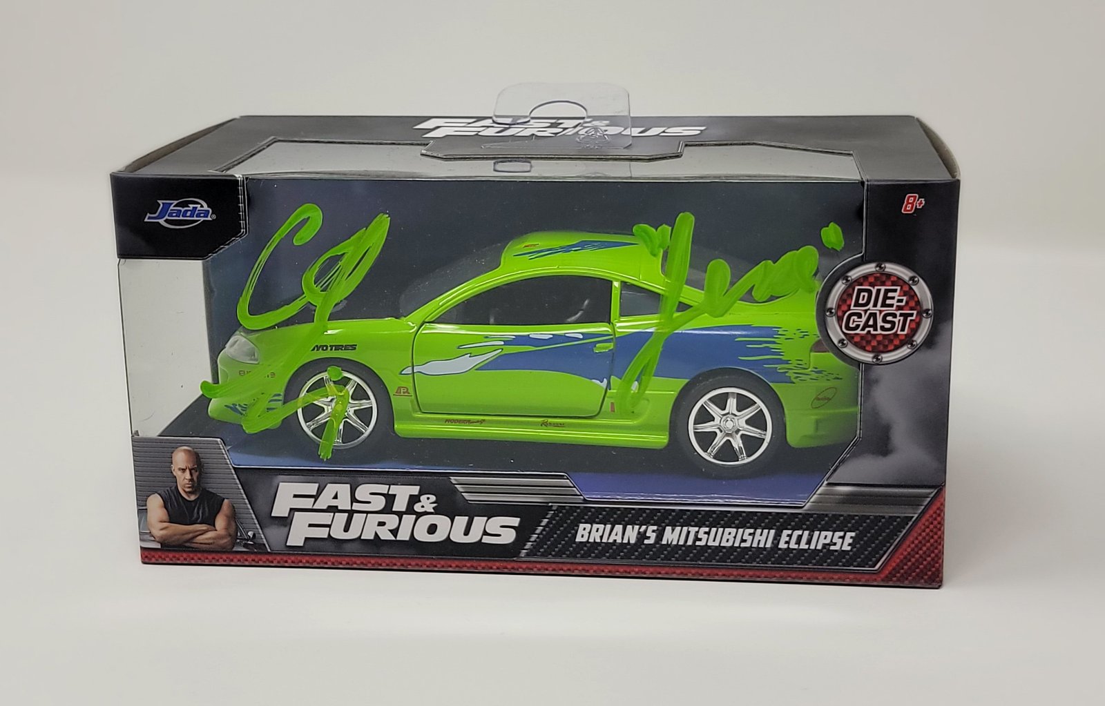 Chad Lindberg Signed Brian’s Mitsubishi Eclipse – 1:32 Die-Cast