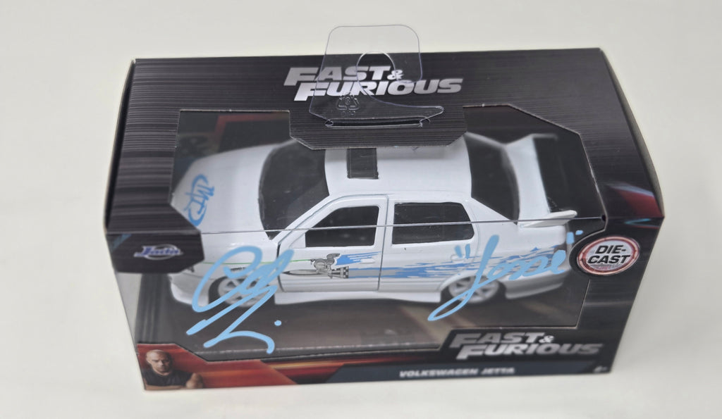 Chad Lindberg Signed Fast & Furious Jesse’s VW Jetta – 1:32 Jada Die-Cast