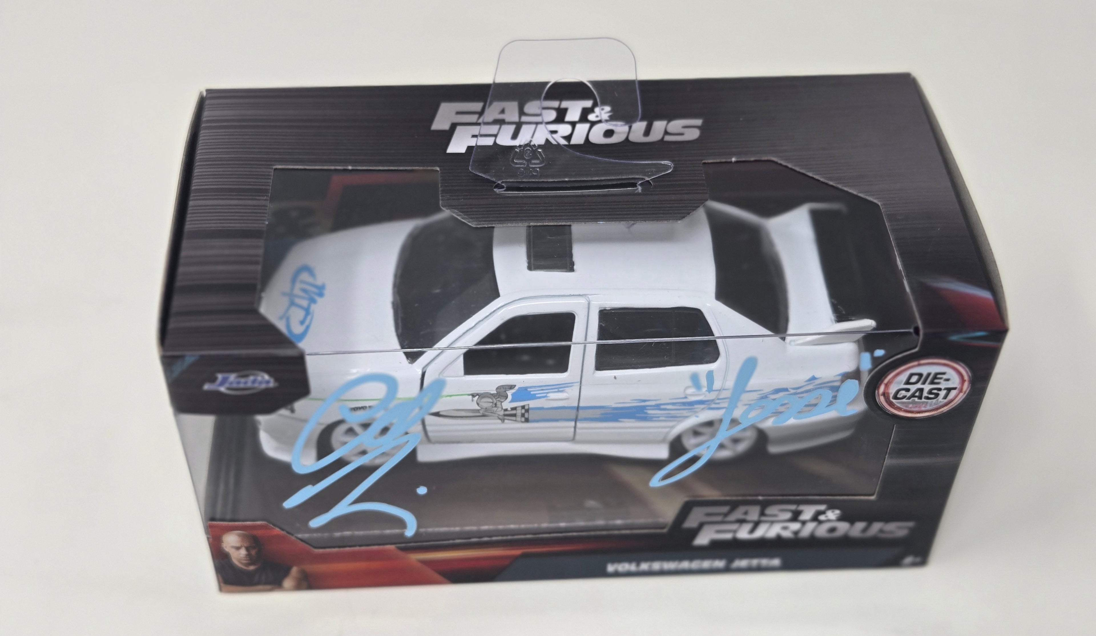 Chad Lindberg Signed Fast & Furious Jesse’s VW Jetta – 1:32 Jada Die-Cast