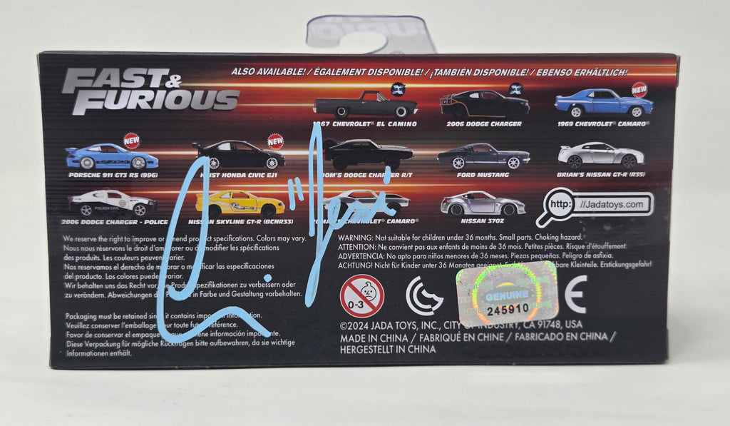 Chad Lindberg Signed Fast & Furious Jesse’s VW Jetta – 1:32 Jada Die-Cast