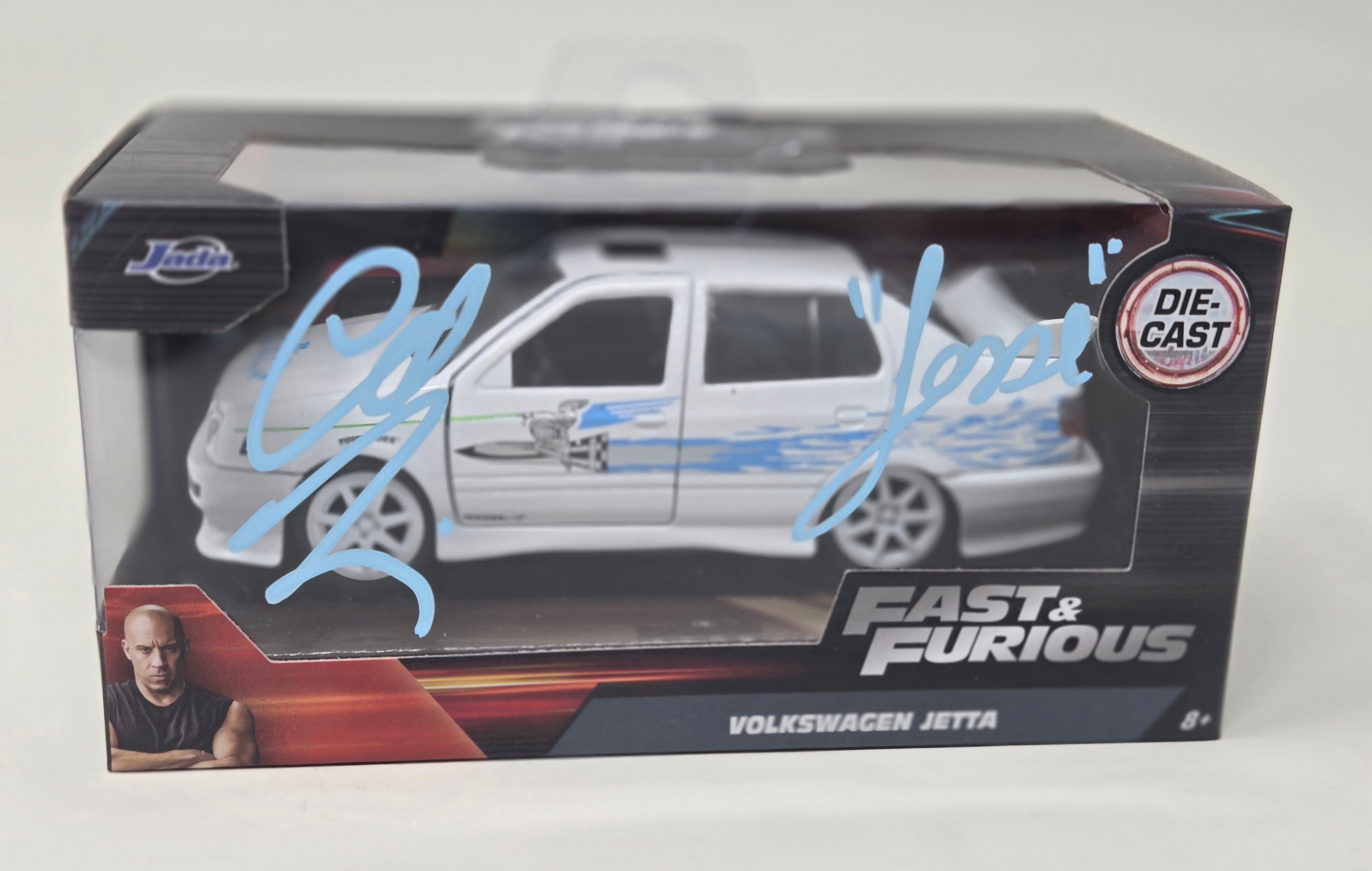 Chad Lindberg Signed Fast & Furious Jesse’s VW Jetta – 1:32 Jada Die-Cast