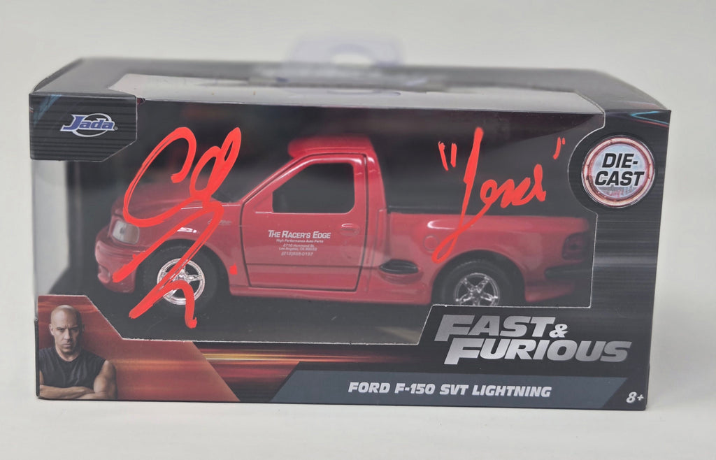 Chad Lindberg Signed Fast & Furious Brian’s Ford F-150 SVT Lightning – 1:32 Die-Cast